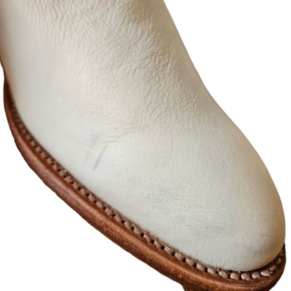 Tecovas Women's The Penny Western Cowboy Leather Boots Bone (lvory) Size 9.5 - Picture 9 of 16